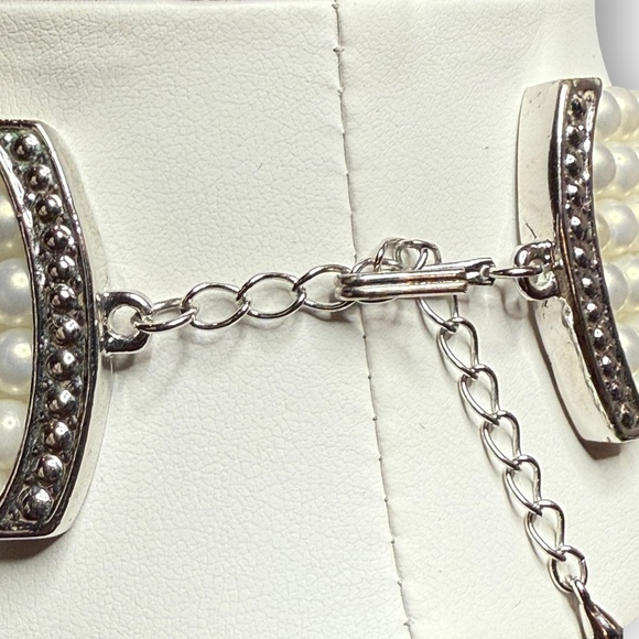 Vintage Faux Pearl & Stone “Princess Diana” Inspired Necklace - Picture 7 of 8